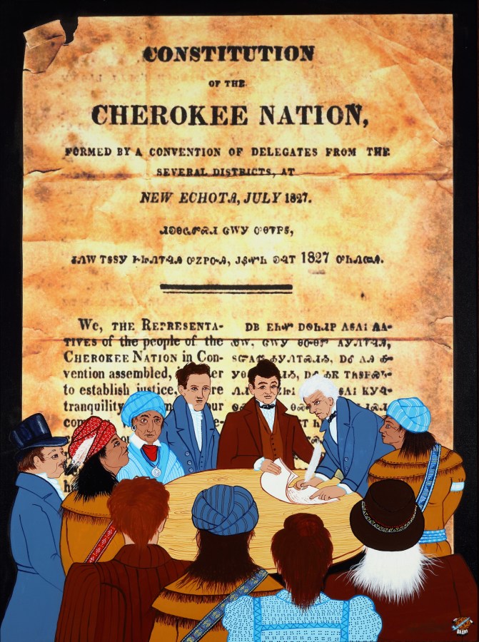 Ronald Mitchell, Cherokee Constitution, 2018